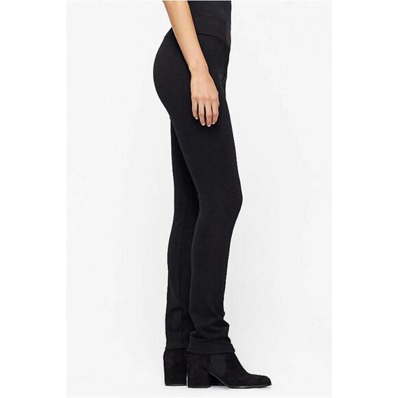 Eileen Fisher Heavy Knit Seam Pants Size 1X Black Stretch Pull On - Picture 7 of 16